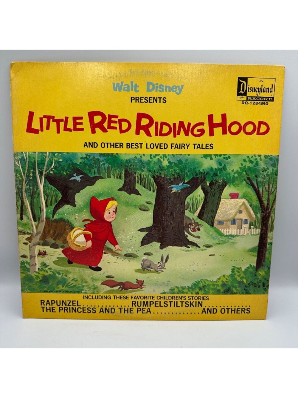 Walt Disney Little Red Riding Hood & Best Loved Fairy Tales LP 33 RPM Disneyland
